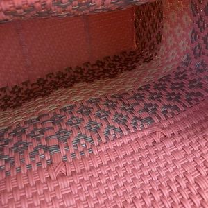 Mexican plastic tote bag.